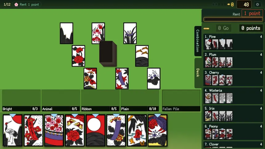 Скриншот 1 к игре RogueHanafuda