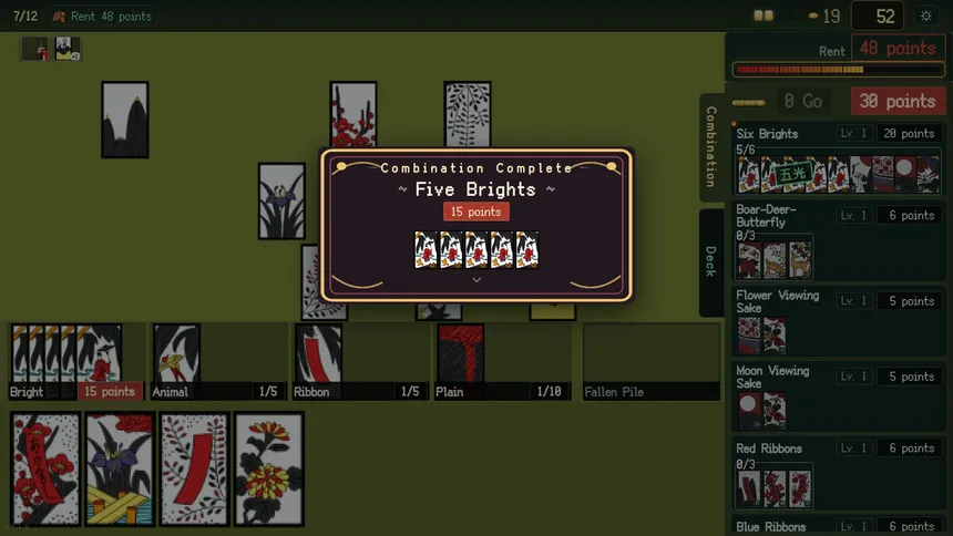 Скриншот 2 к игре RogueHanafuda