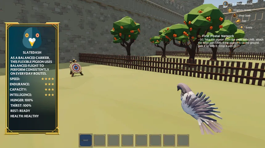 Скриншот 3 к игре Feathered Fortune: Medieval Post Simulator