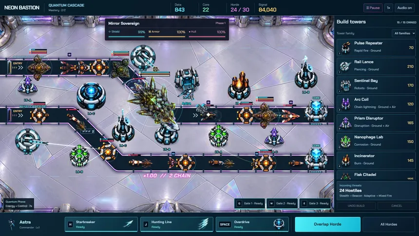 Скриншот 6 к игре Neon Bastion