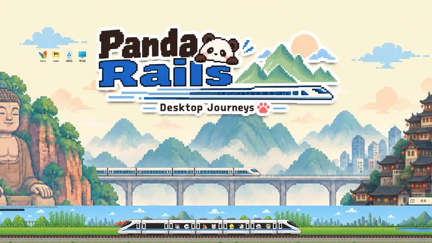 Скриншот 8 к игре Panda Rails: Desktop Journeys