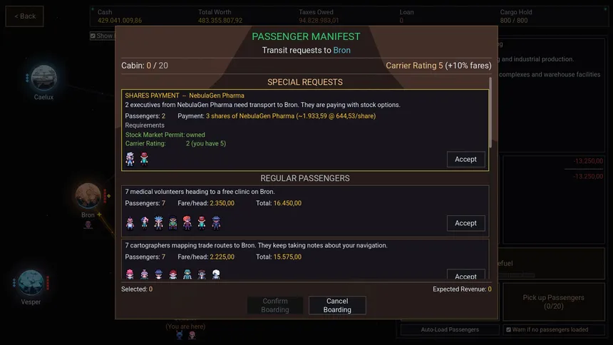 Скриншот 7 к игре Starport Merchants