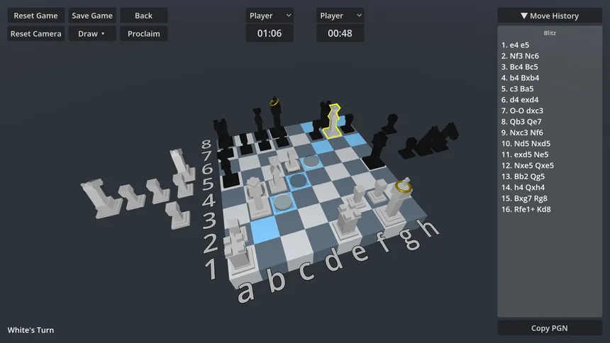Скриншот 7 к игре wozitdev's 3D Chess