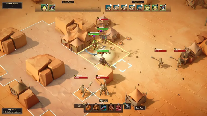 Скриншот 1 к игре Dunebound Tactics