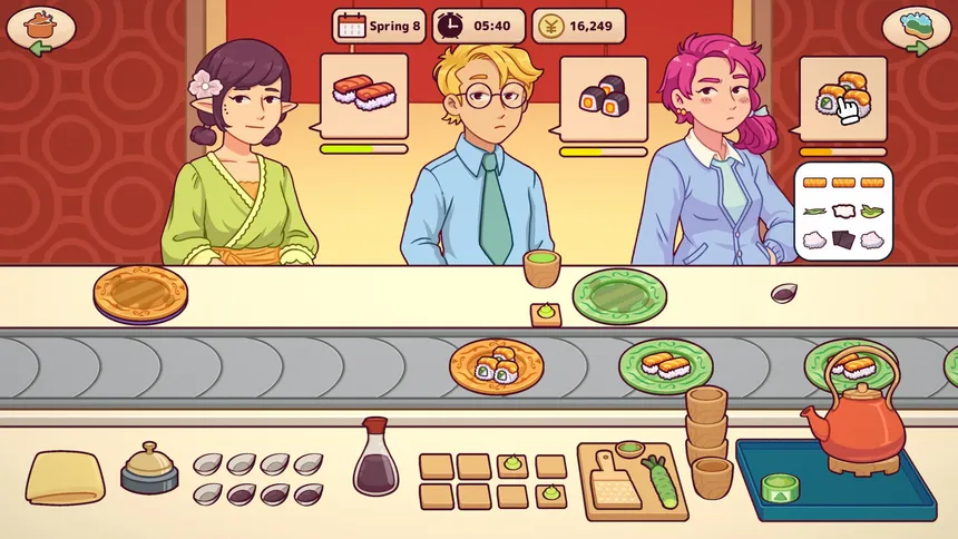 Скриншот 2 к игре Ugoku Sushi Bar
