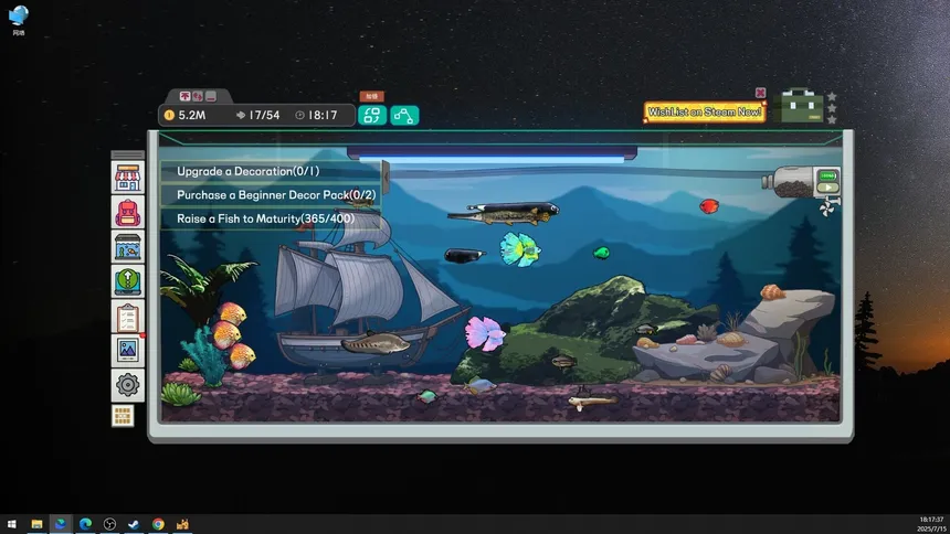 Скриншот 1 к игре Idlequarium