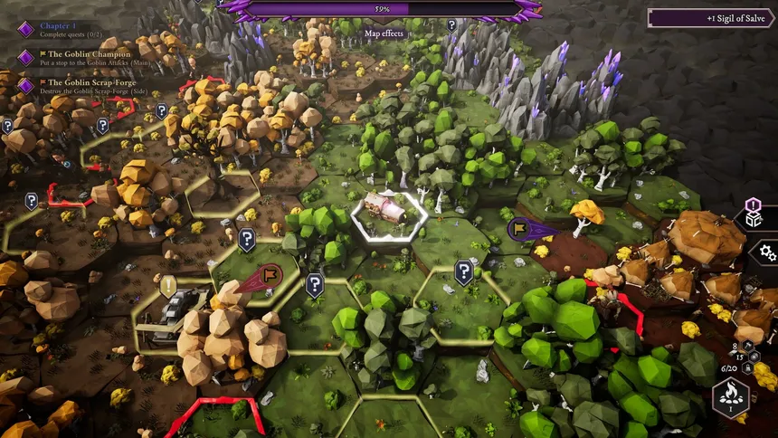 Скриншот 2 к игре Sigilfarer: A Dice-Rolling Roguelite