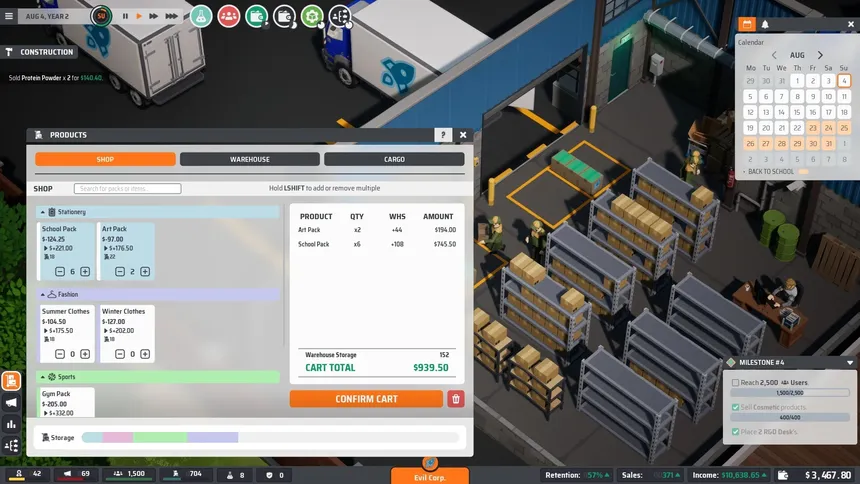 Скриншот 1 к игре E-Shop Tycoon