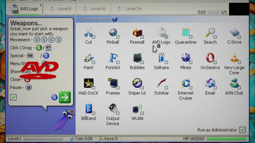Скриншот 2 к игре Antivirus Survivors 2003 Professional
