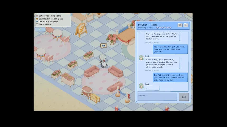 Скриншот 1 к игре Idle Pixel Maids