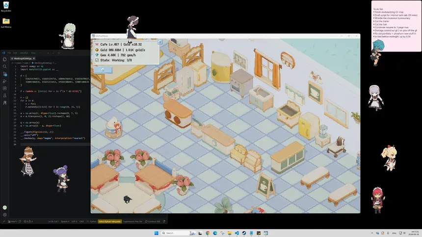 Скриншот 4 к игре Idle Pixel Maids
