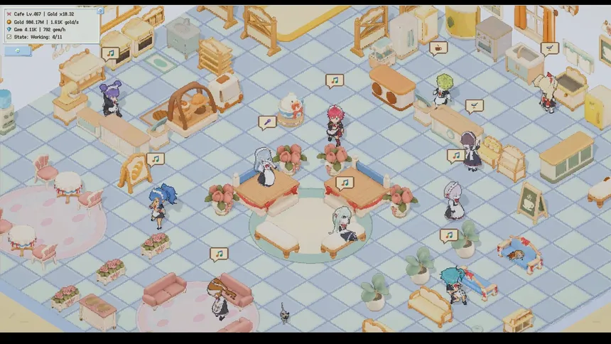 Скриншот 5 к игре Idle Pixel Maids