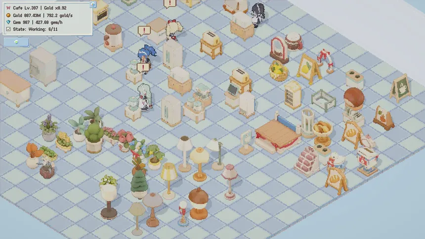 Скриншот 6 к игре Idle Pixel Maids