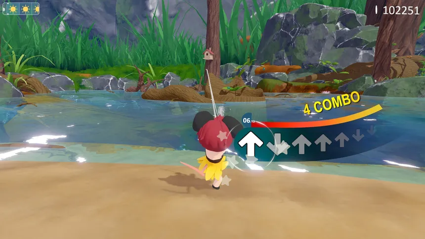 Скриншот 1 к игре Puddle Pond: Mouse Fishing