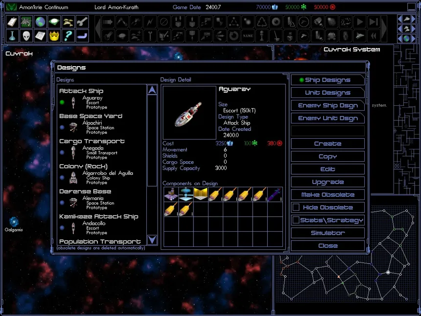 Скриншот 4 к игре Space Empires IV Deluxe