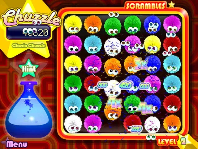 Скриншот 1 к игре Chuzzle Deluxe