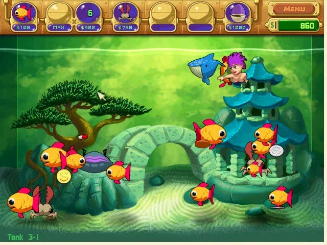 Скриншот 4 к игре Insaniquarium Deluxe