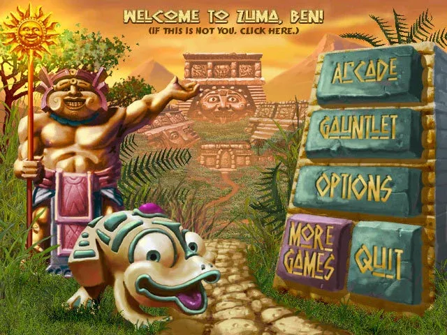 Скриншот 1 к игре Zuma Deluxe