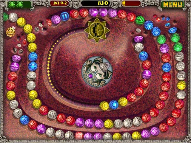 Скриншот 2 к игре Zuma Deluxe