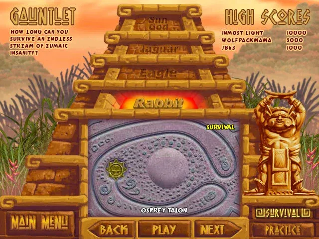 Скриншот 4 к игре Zuma Deluxe