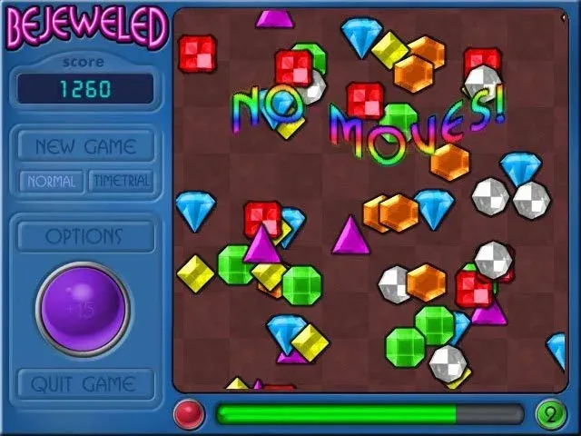Скриншот 2 к игре Bejeweled Deluxe