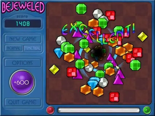 Скриншот 3 к игре Bejeweled Deluxe