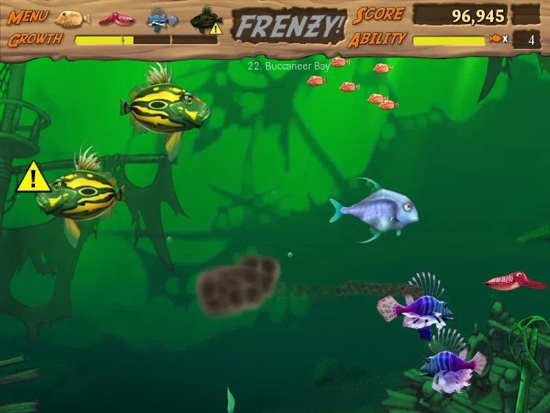 Скриншот 3 к игре Feeding Frenzy 2 Deluxe