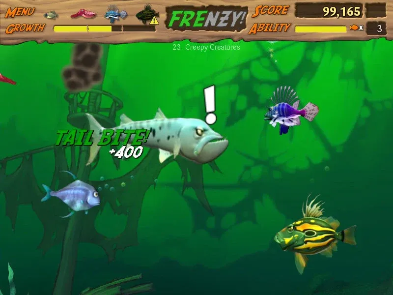 Скриншот 4 к игре Feeding Frenzy 2 Deluxe