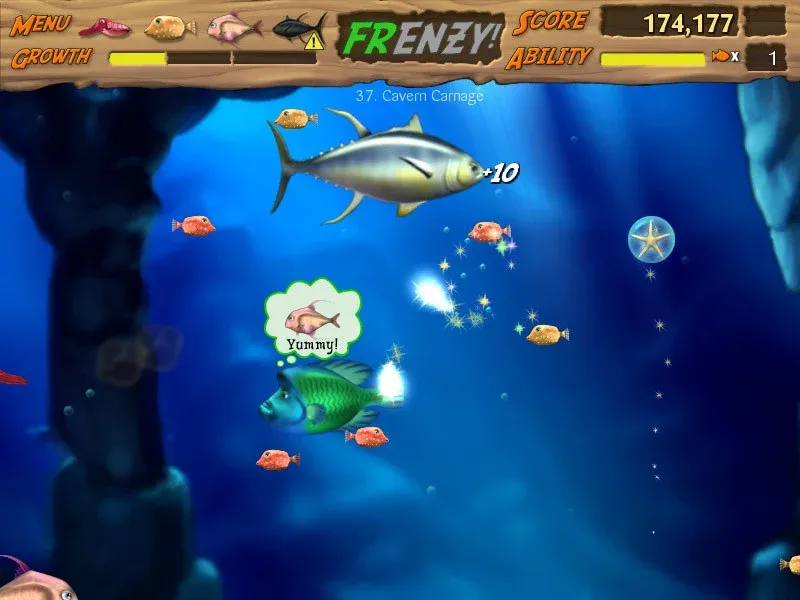 Скриншот 5 к игре Feeding Frenzy 2 Deluxe
