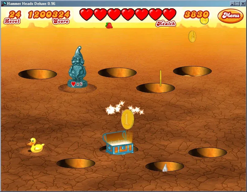 Скриншот 1 к игре Hammer Heads Deluxe