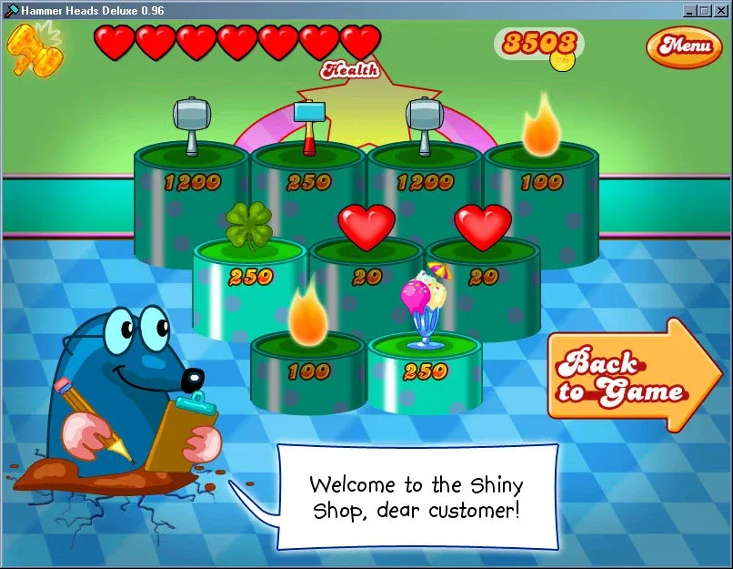 Скриншот 2 к игре Hammer Heads Deluxe