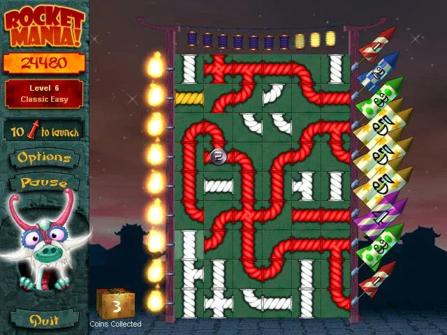 Скриншот 1 к игре Rocket Mania Deluxe