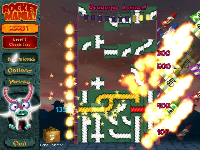 Скриншот 2 к игре Rocket Mania Deluxe