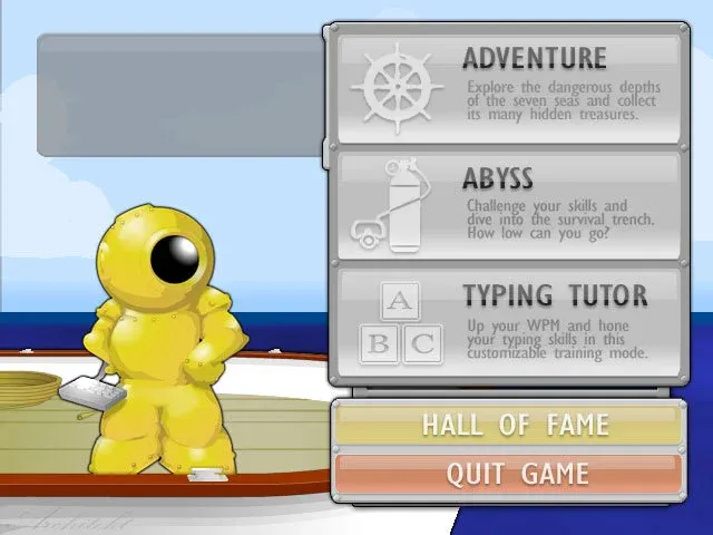 Скриншот 1 к игре Typer Shark! Deluxe