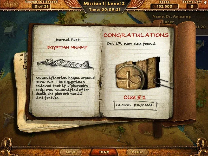Скриншот 2 к игре Amazing Adventures The Lost Tomb