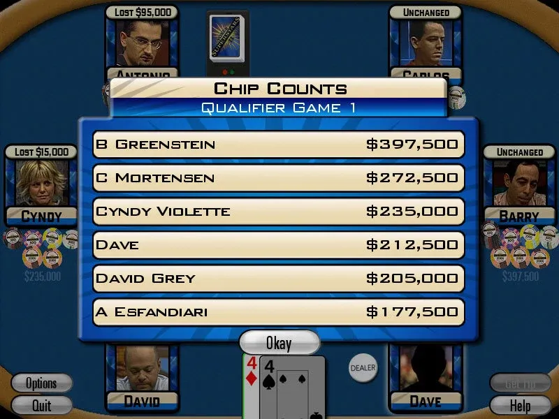 Скриншот 1 к игре Poker Superstars II