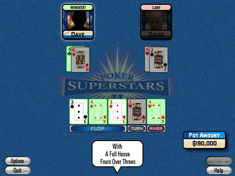 Скриншот 2 к игре Poker Superstars II