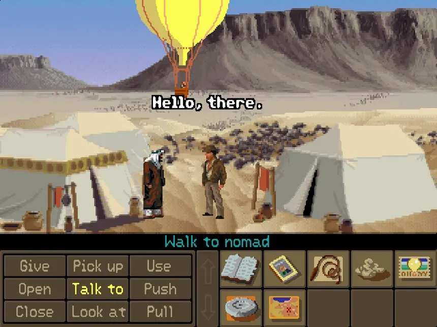 Скриншот 1 к игре Indiana Jones and the Fate of Atlantis