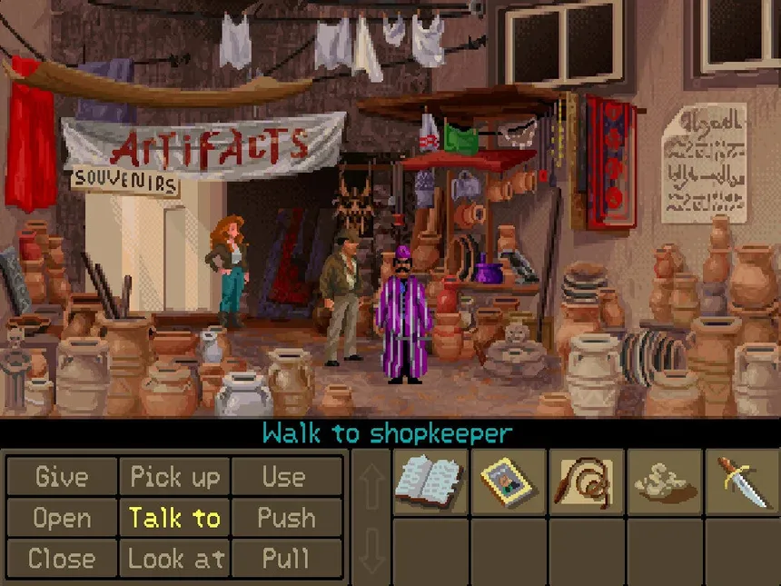 Скриншот 4 к игре Indiana Jones and the Fate of Atlantis