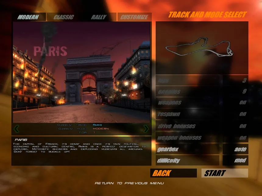 Скриншот 1 к игре Death Track: Resurrection