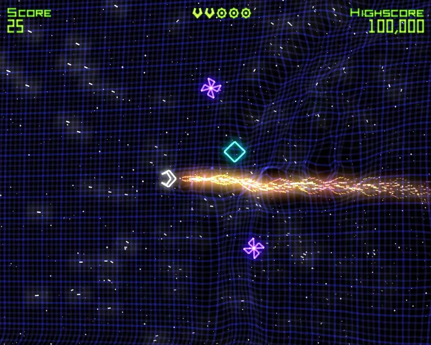 Скриншот 1 к игре Geometry Wars: Retro Evolved
