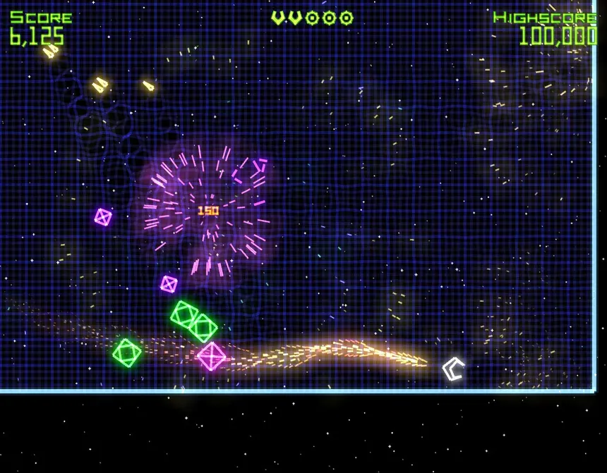 Скриншот 2 к игре Geometry Wars: Retro Evolved