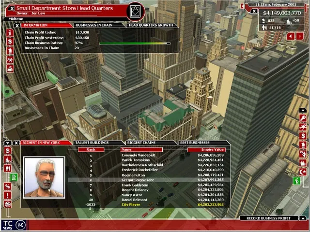 Скриншот 4 к игре Tycoon City: New York
