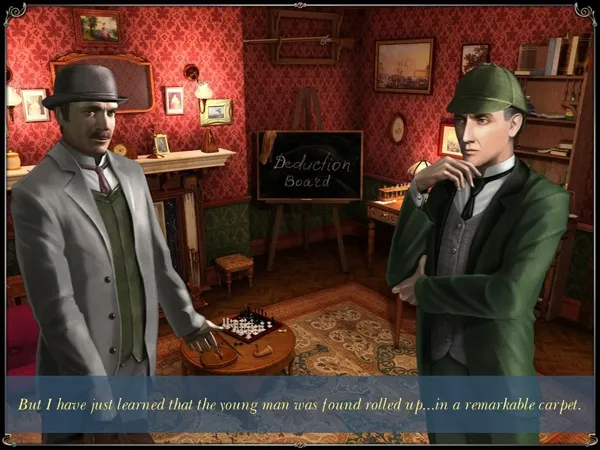 Скриншот 2 к игре Sherlock Holmes: The Mystery of the Persian Carpet