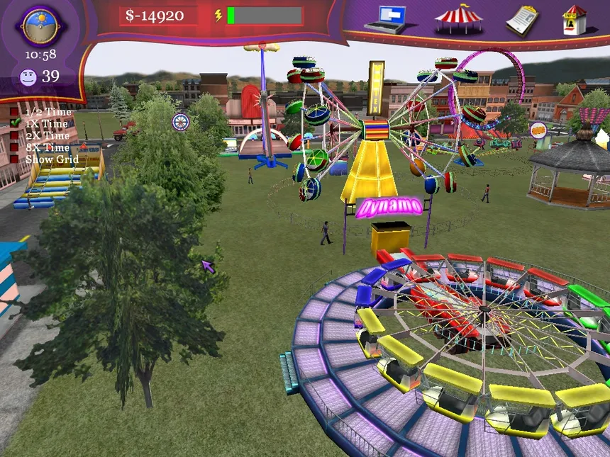 Скриншот 1 к игре Ride! Carnival Tycoon