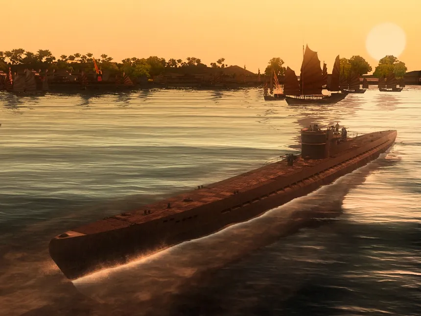 Скриншот 4 к игре Silent Hunter: Wolves of the Pacific U-Boat Missions