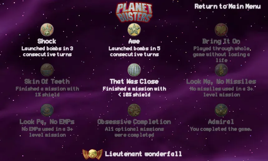 Скриншот 1 к игре Planet Busters