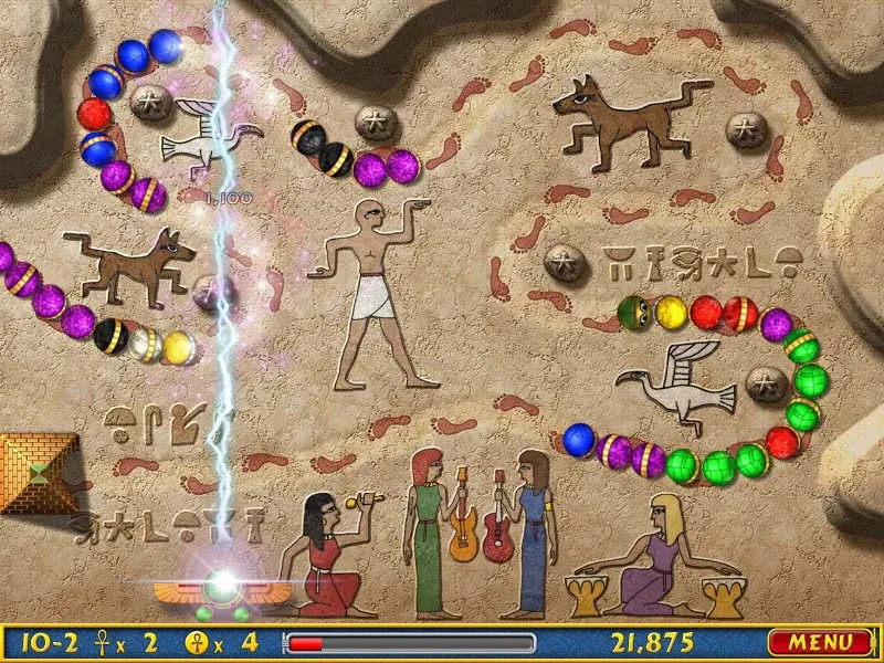 Скриншот 1 к игре Luxor Amun Rising