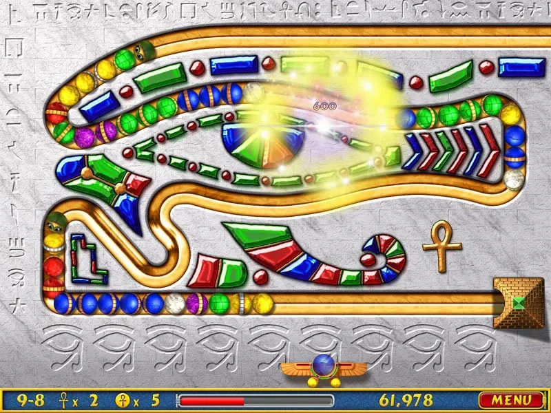 Скриншот 3 к игре Luxor Amun Rising