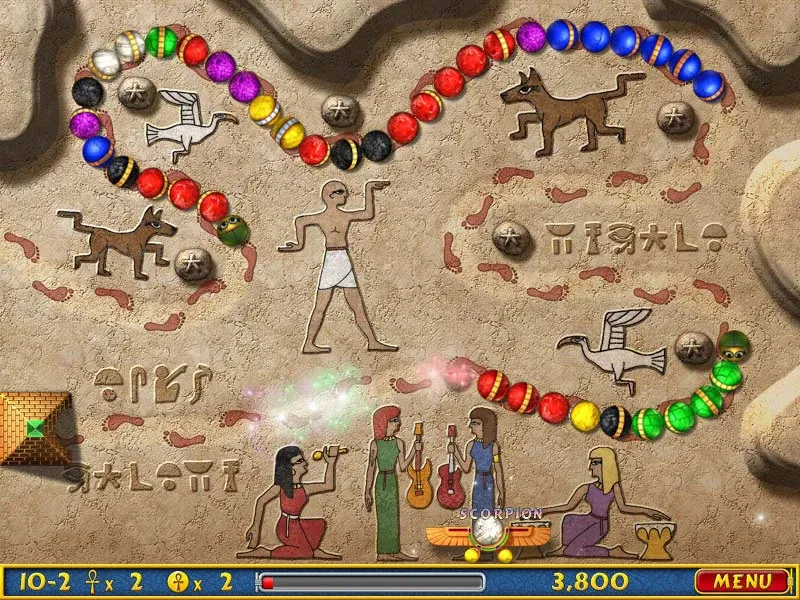 Скриншот 6 к игре Luxor Amun Rising